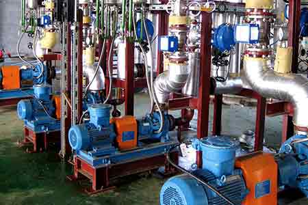 KCC系列化工离心泵在广州龙沙制药使用现场